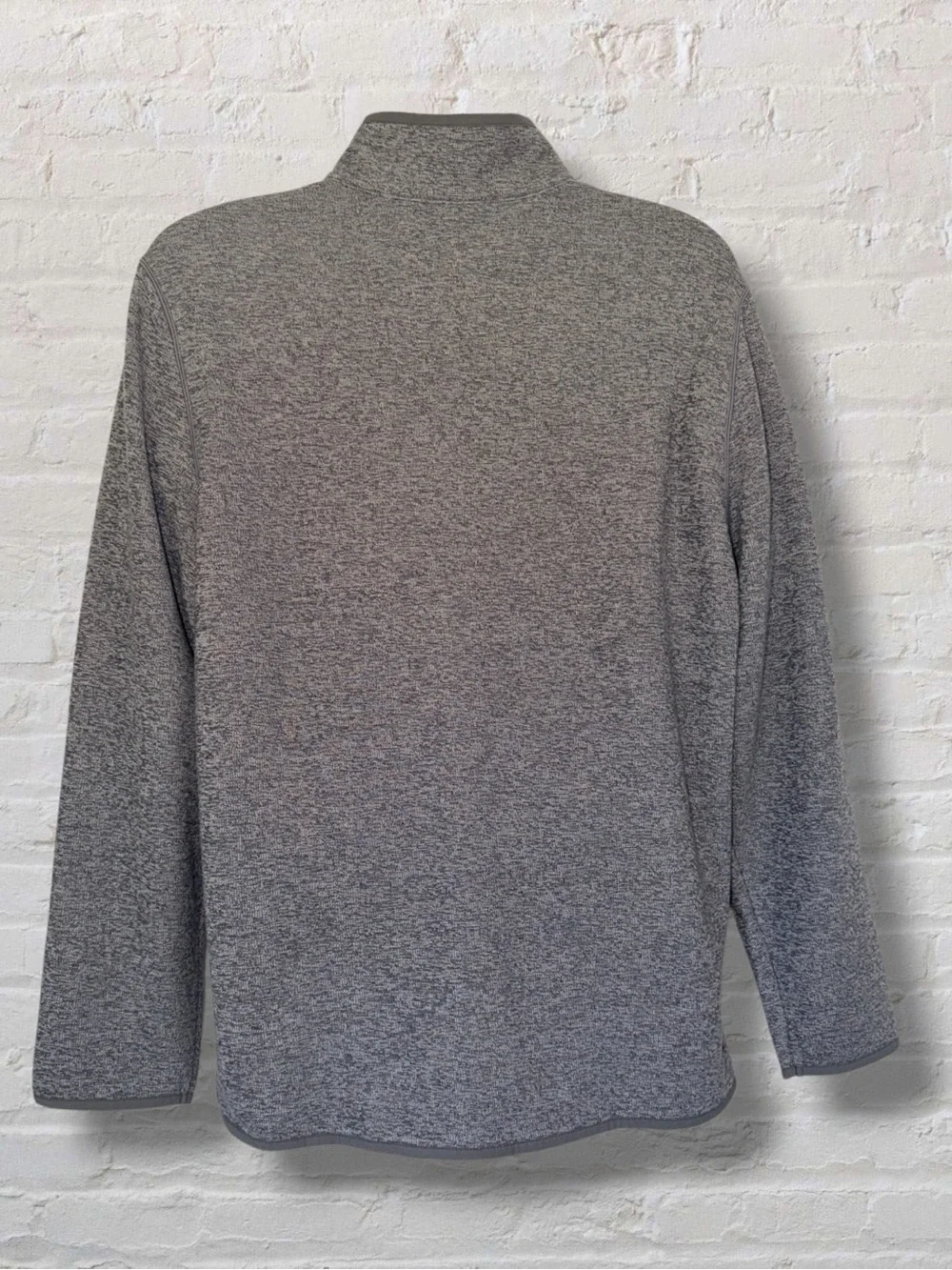 Robert Graham Cariso Luxury Quarter Zip Pullover XL Gray Heathered NWT